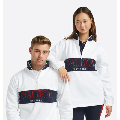 Nautica Spinnaker Collection ¼ Zip Heavyweight Jumper