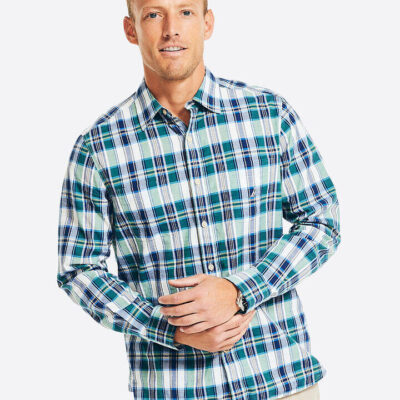 Nautica Azul Long Sleeve Madras Shirt