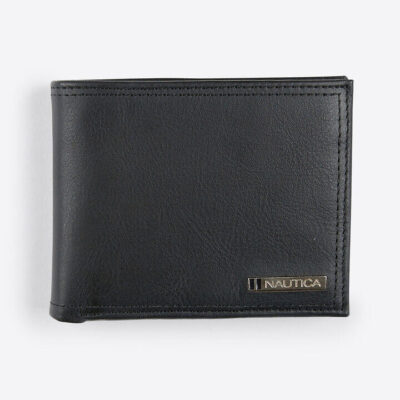 Nautica Enamel Bifold Leather Wallet