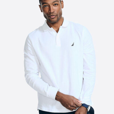 Nautica Cove Long Sleeve Polo Shirt
