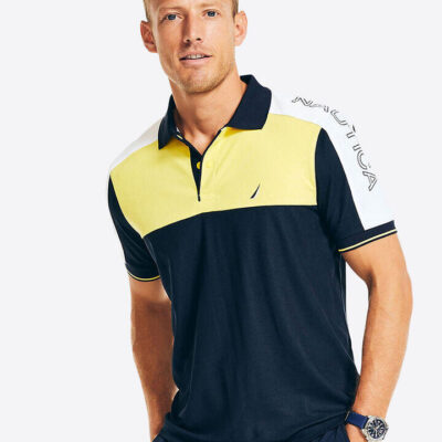 Nautica Navtech Panel Polo Shirt
