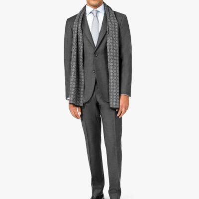 Morgan Charcoal Twill Weave Jacket  - Peter Jackson