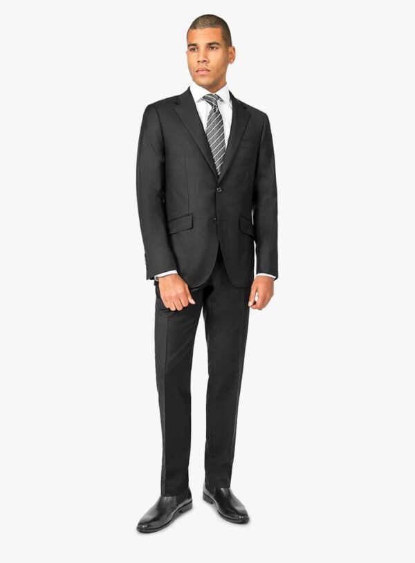 Milan Twill Black Suit Jacket  - Peter Jackson