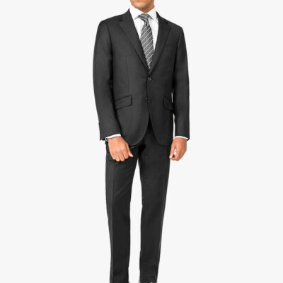 Milan Twill Black Suit Jacket  - Peter Jackson