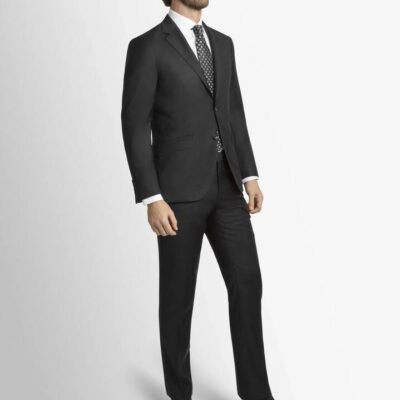 Milan Twill Black Suit Jacket  - Peter Jackson