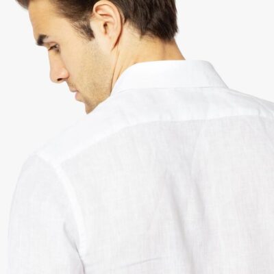Verano White Linen Shirt L - Peter Jackson