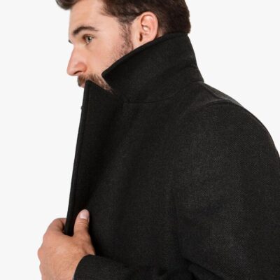 Tesero Olive Twill Overcoat S - Peter Jackson