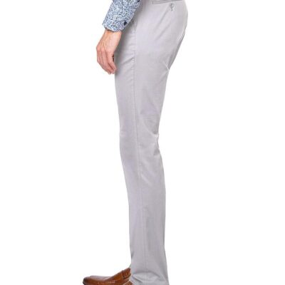 Brera Silver Cotton Chino 76 - Peter Jackson