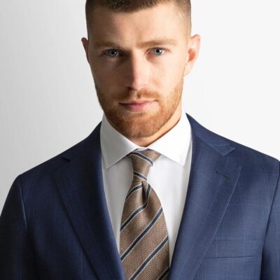 Brad Royal Blue Glencheck Jacket  - Peter Jackson