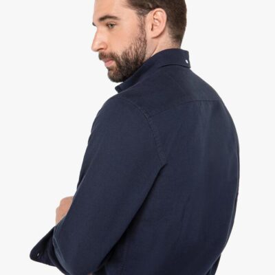 Merano Navy Oxford Shirt M - Peter Jackson