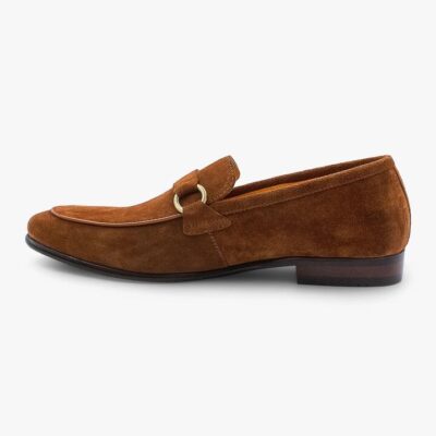 Cognac Suede Loafer 9 - Peter Jackson