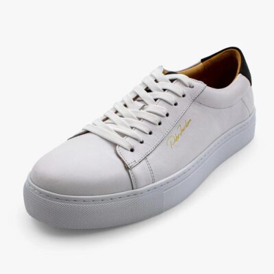 Elevated White Leather Sneaker 10 - Peter Jackson