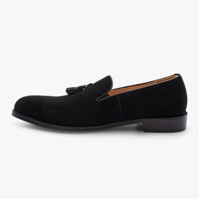 Black Nubuck Tassel Dinner Loafer 11 - Peter Jackson