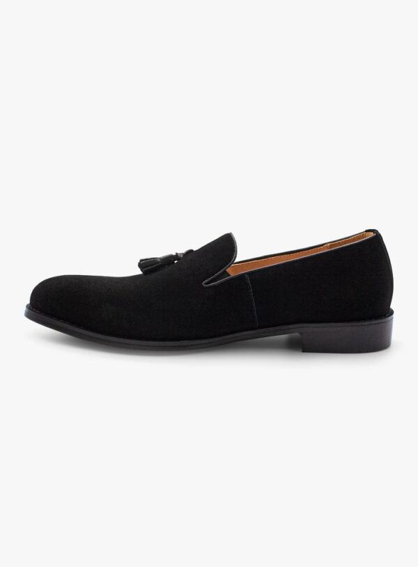 Black Nubuck Tassel Dinner Loafer 11 - Peter Jackson