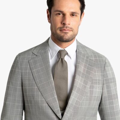 Varese Grey Plaid Suit  - Peter Jackson