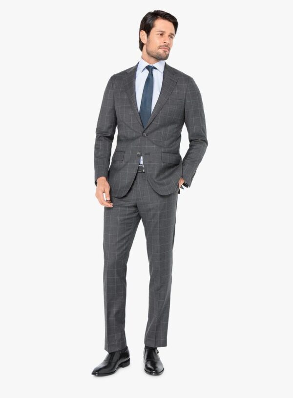 Cioran Overcheck Grey Suit  - Peter Jackson