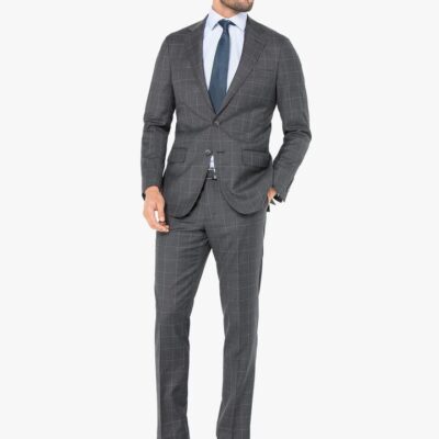 Cioran Overcheck Grey Suit  - Peter Jackson