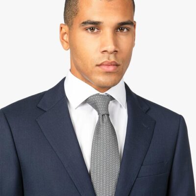 Madrid Twill Navy Suit Jacket - Peter Jackson