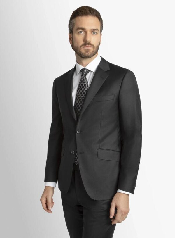 Black Twill Signature 2-Piece Suit  - Peter Jackson